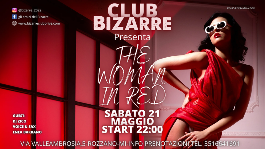 The woman in red 21 maggio 2022
