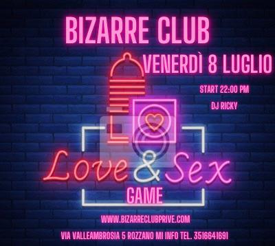 Love & Sex Game- venerdì 8 luglio